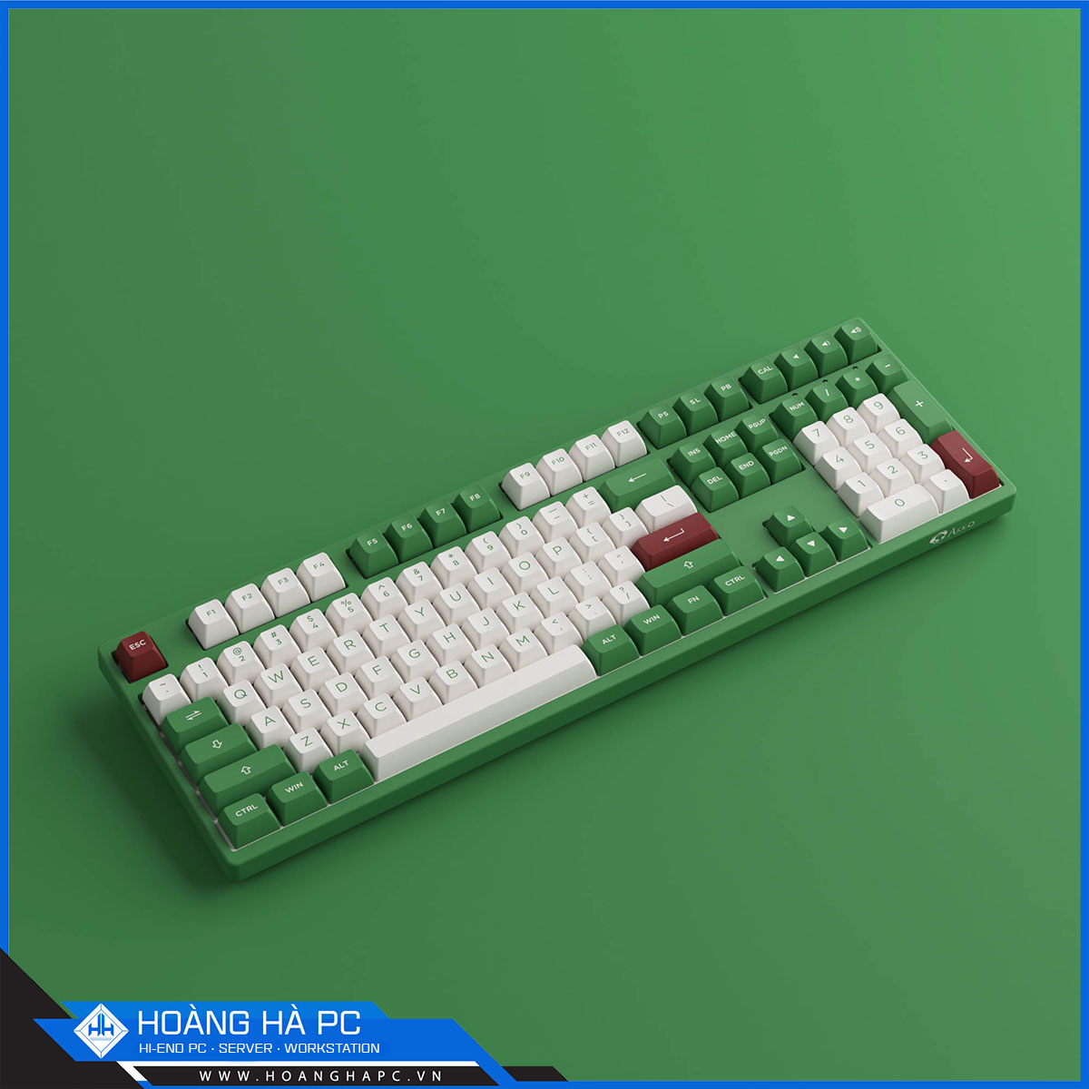 Bàn phím cơ Akko 3108 RF Matcha Red Bean - Cream Blue Switch-5