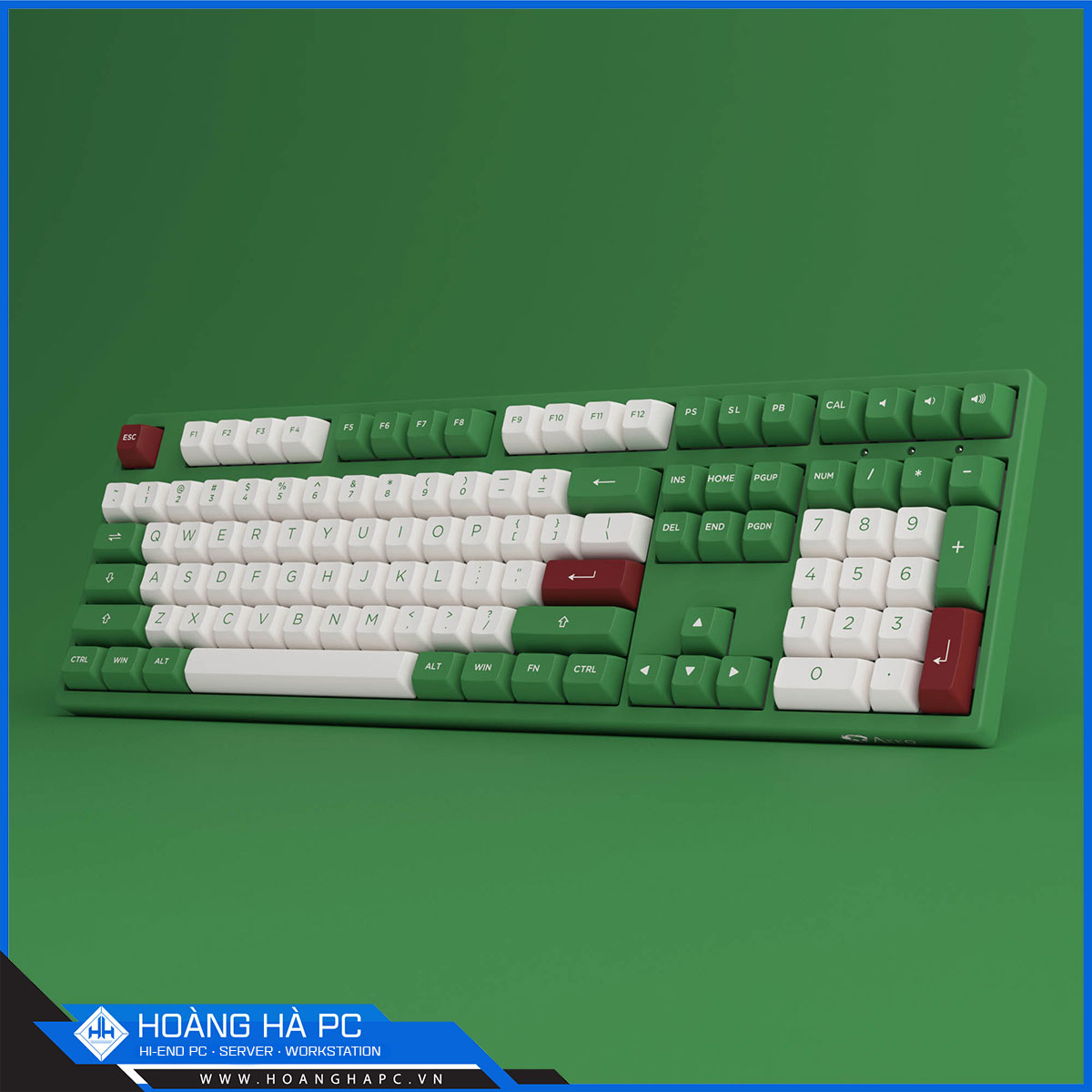 Bàn phím cơ Akko 3108 RF Matcha Red Bean - Cream Blue Switch-4