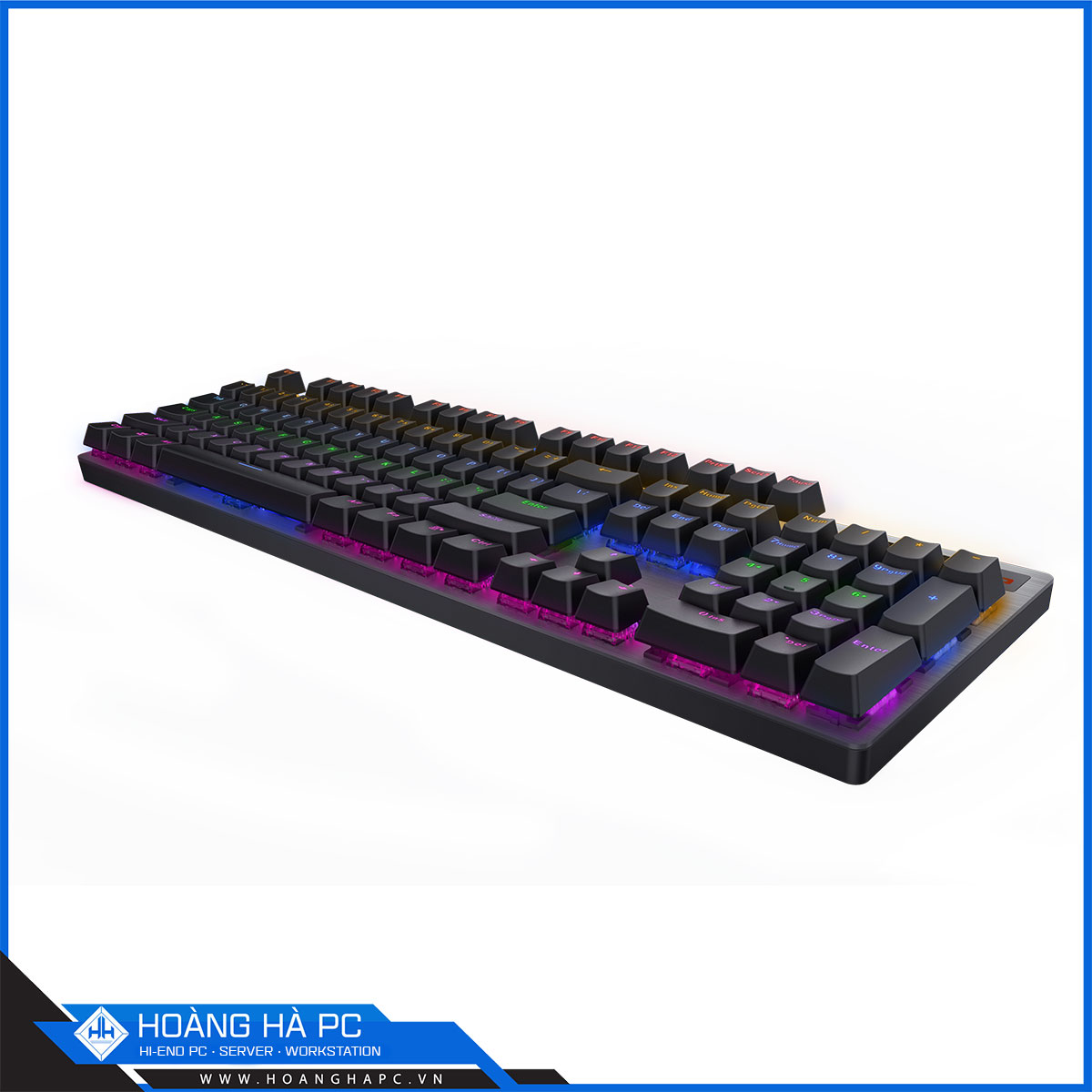 Bàn phím cơ gaming có dây Rapoo V500 Pro Black (Brown switch) -3