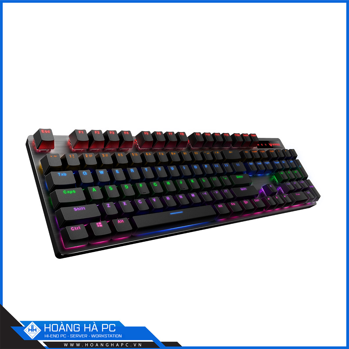 Bàn phím cơ gaming có dây Rapoo V500 Pro Black (Red switch) -2