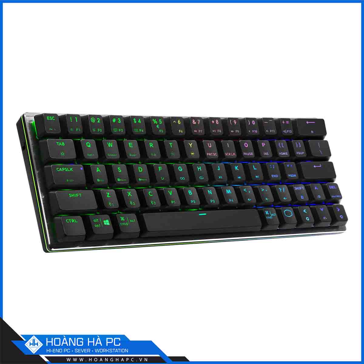 Bàn phím Cooler Master SK622 Black (Bluetooth/Wireless/USB/RGB)