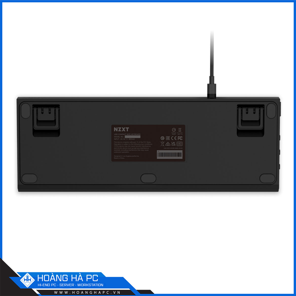 Bàn phím NZXT Function MiniTKL (US English ANSI) White/Red-4