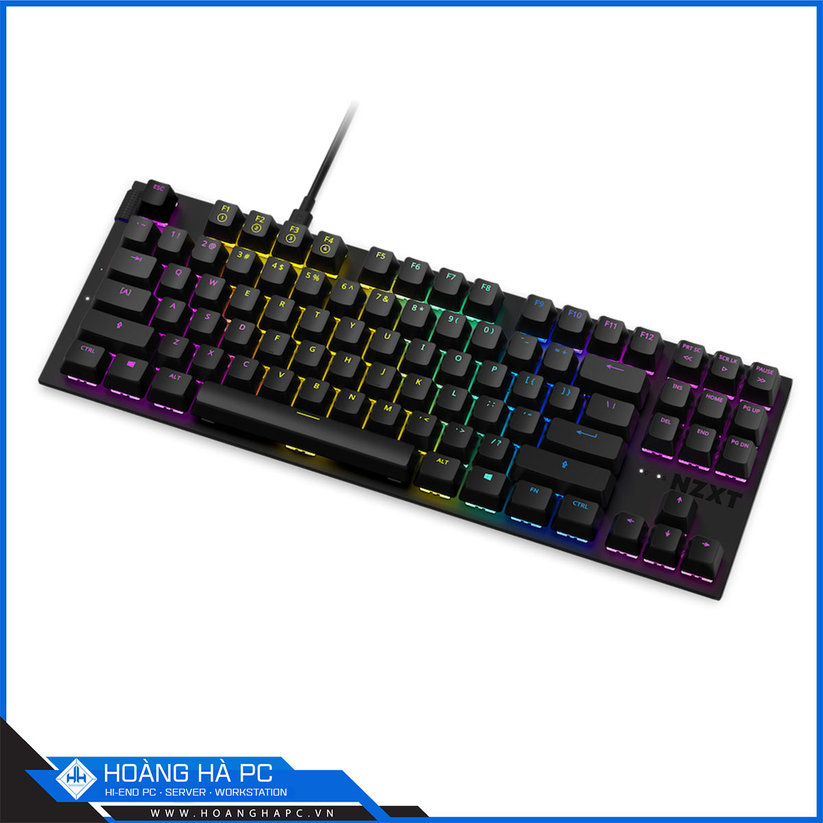 Bàn phím NZXT Function Tenkeyless (US English ANSI) Black/Red-2