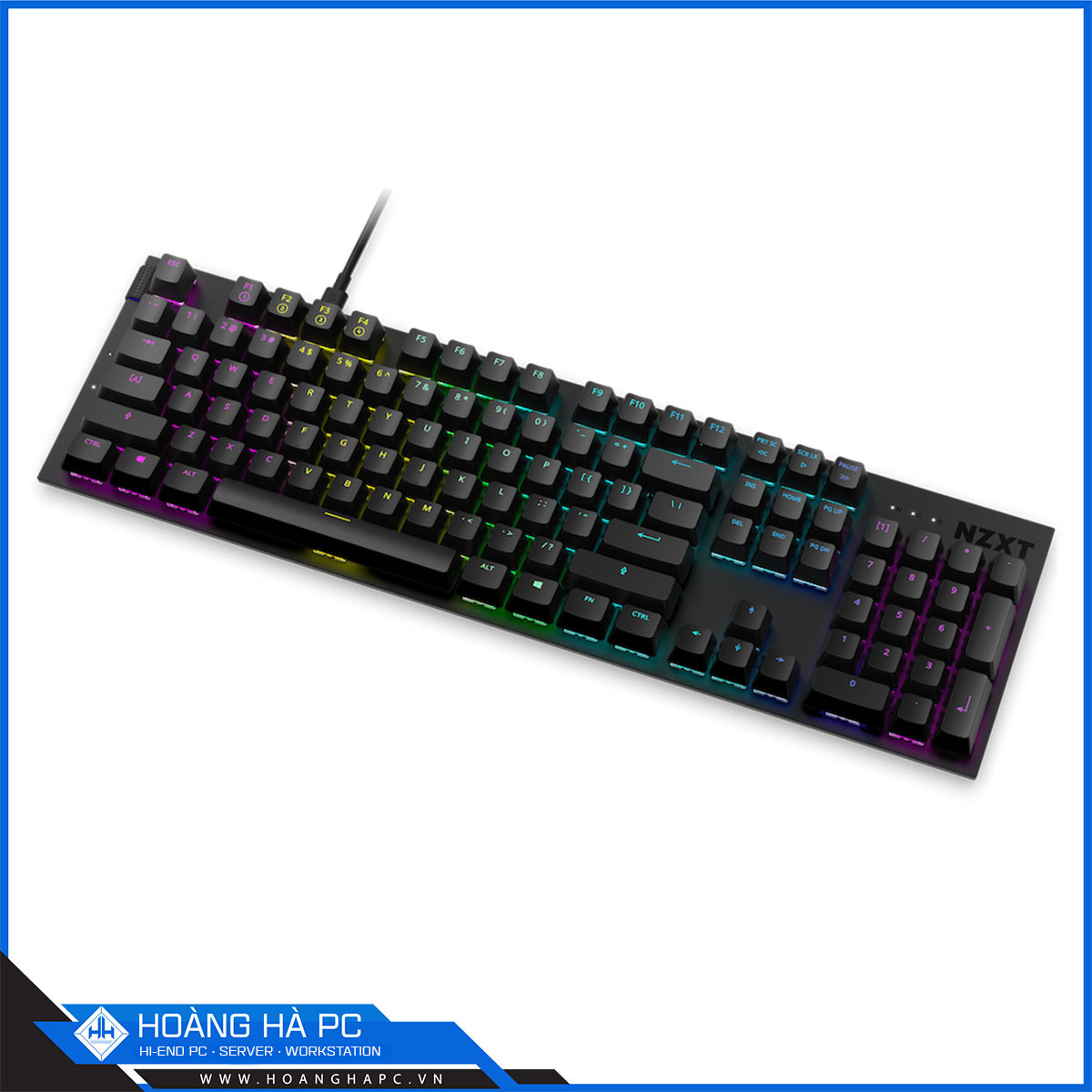 Bàn phím NZXT Function (US English ANSI) Black/Red-2