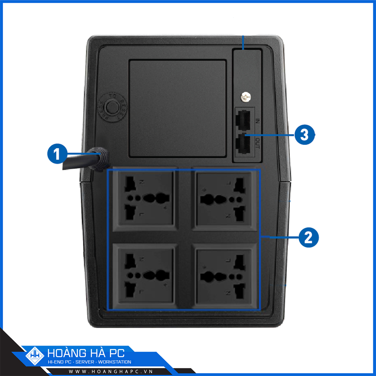 Bộ lưu điện UPS PROLINK PRO1201SFCU 1200VA/ 600W-2