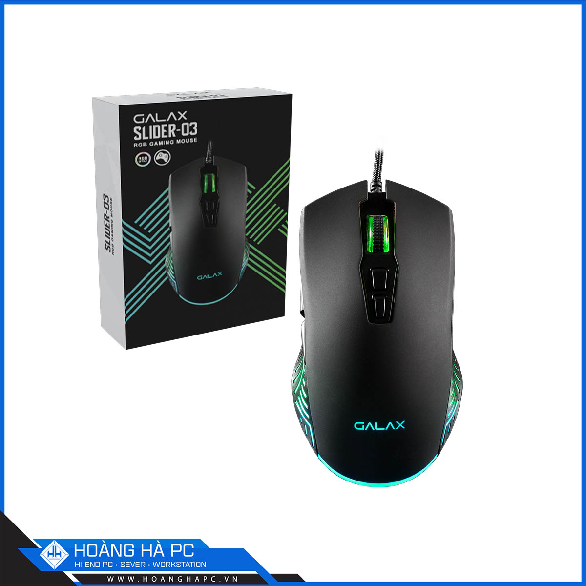 Chuột máy tính Galax Slider-03 RGB Gaming