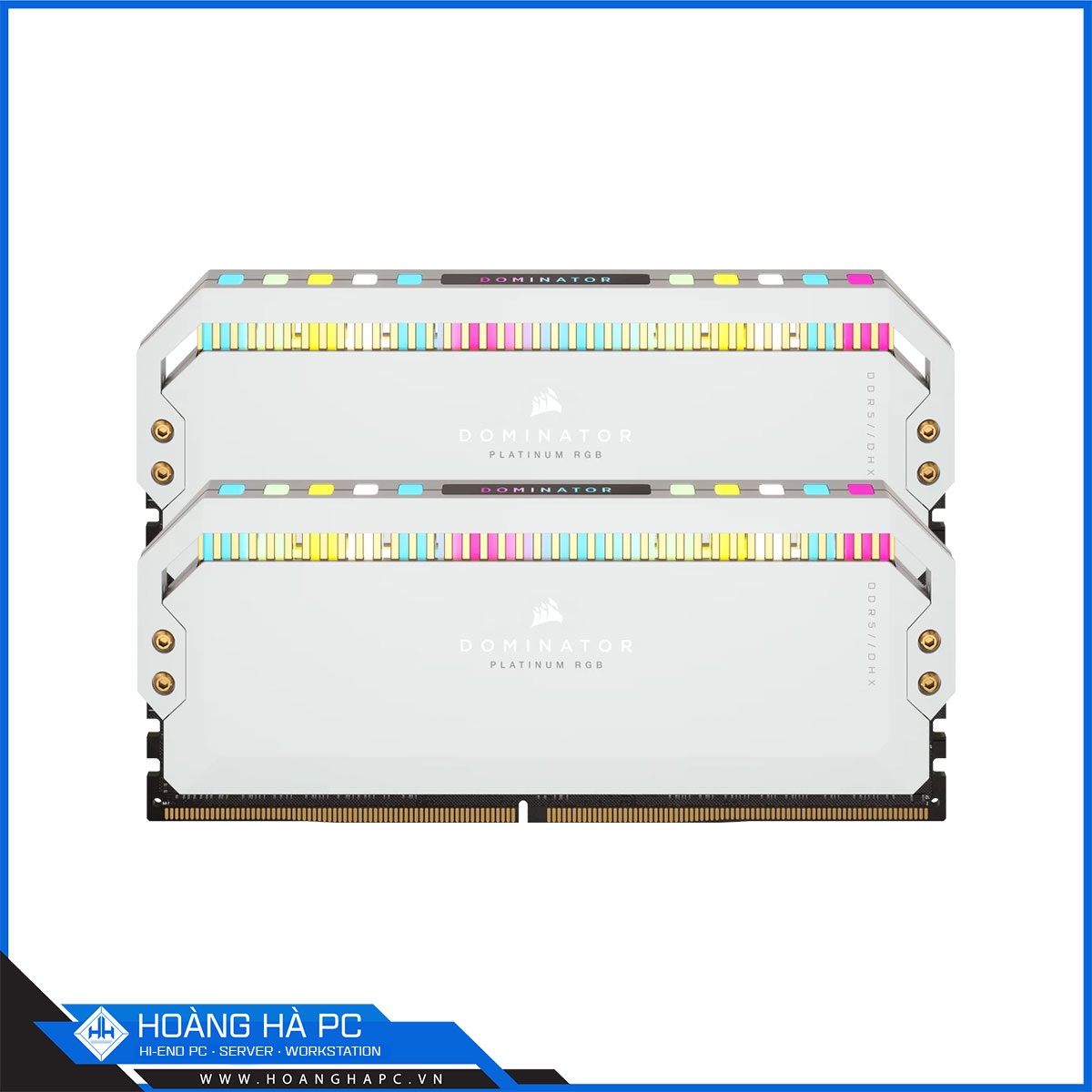 RAM DDR5 CORSAIR DOMINATOR PLATINUM RGB 64GB 5600Mhz (2x32GB) WHITE-3