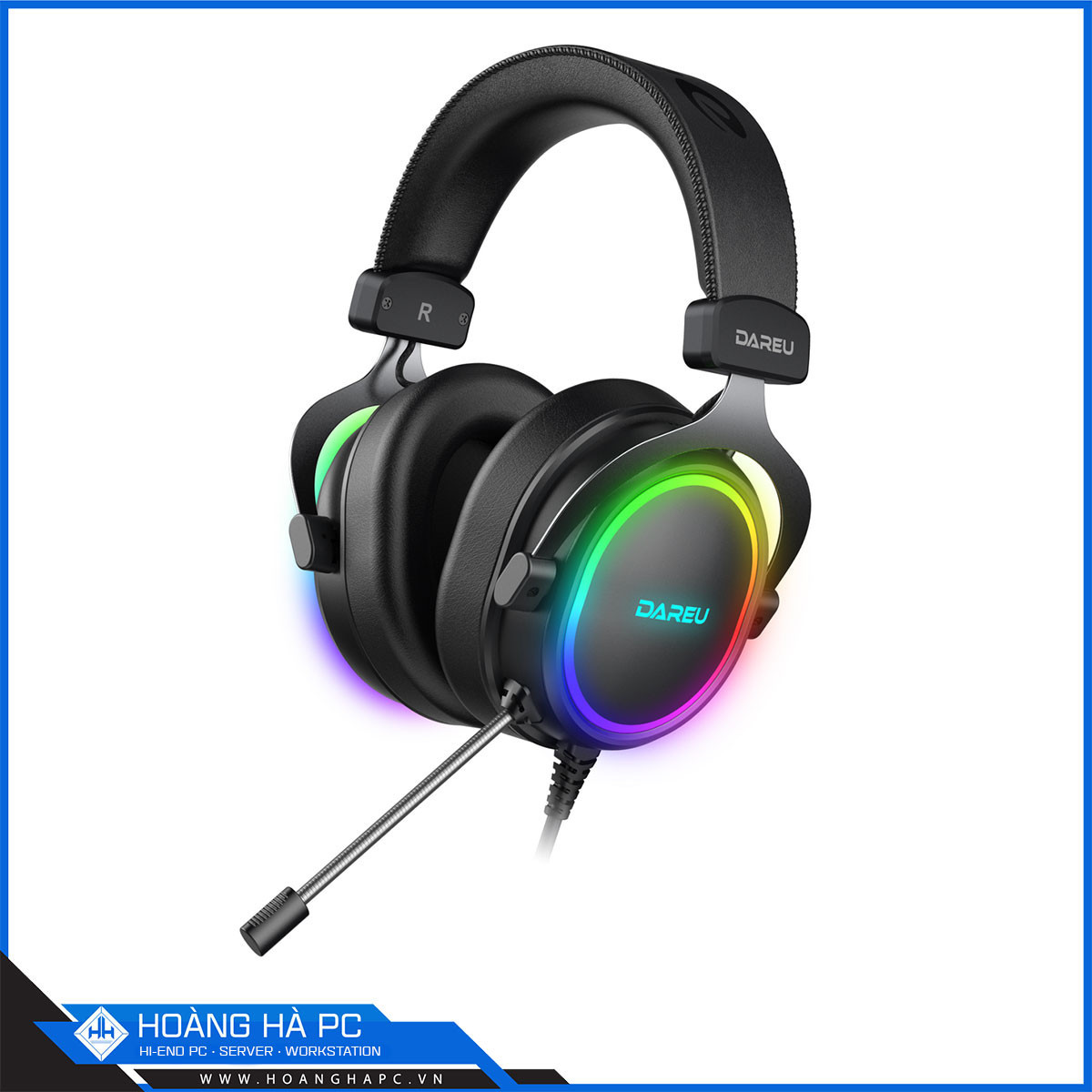 Tai nghe Dareu EH925 RGB Black-2