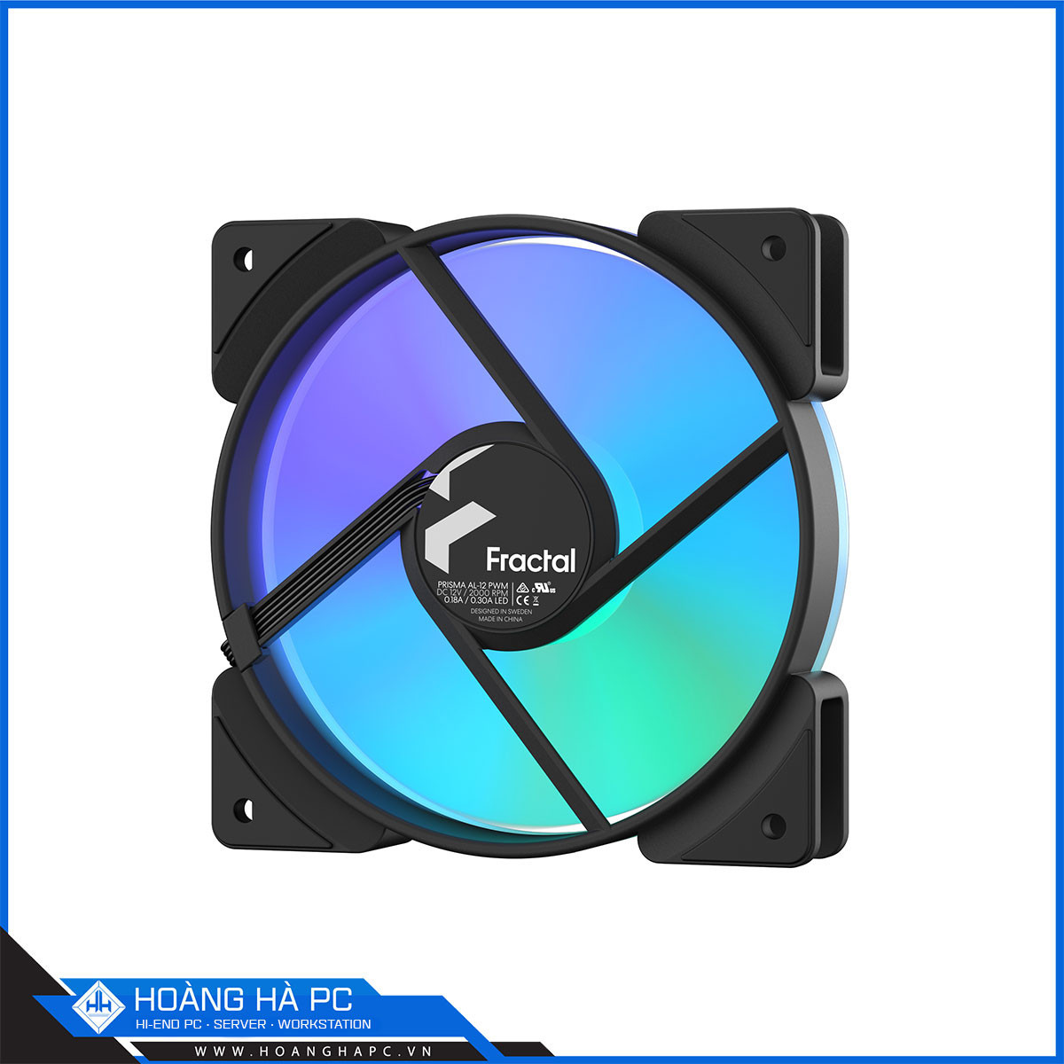 Quạt tản nhiệt hiệu năng cao Fractal Design Prisma AL-12 PWM - ARGB-8