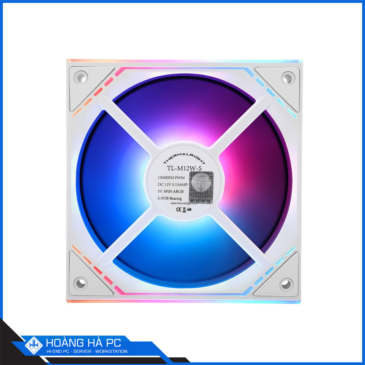 Fan Thermalright TL-M12W-S ARGB White-3