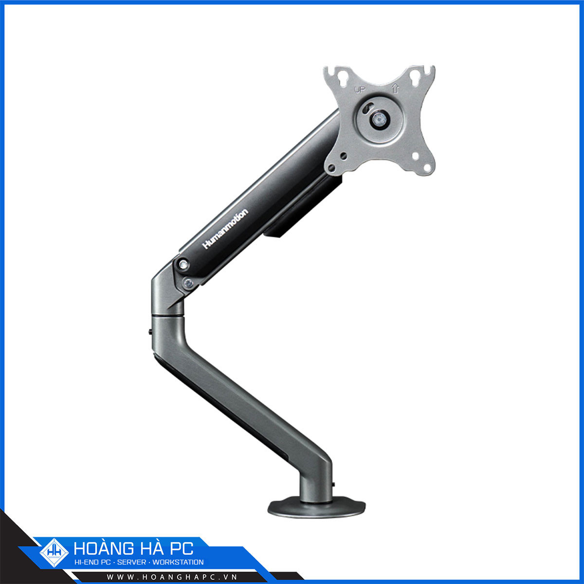 Giá treo màn hình Humanmotion T6 Pro (1 màn hình/ 22 - 32inch/ Xám đen/ Gắn bàn)-6