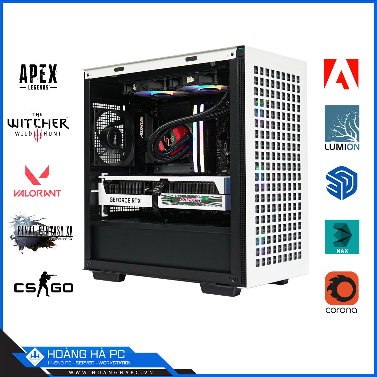 MÁY TÍNH CHƠI GAME CORE i5 13600K | 32G DDR5 | NVIDIA RTX 4070 Ti SUPER 16G