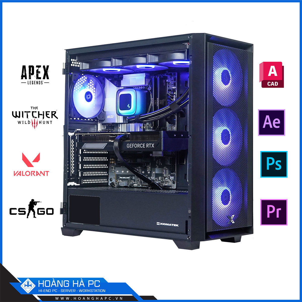 HHPC CORE i9 14900K | 32G DDR5 | NVIDIA QUADRO T1000 4GB