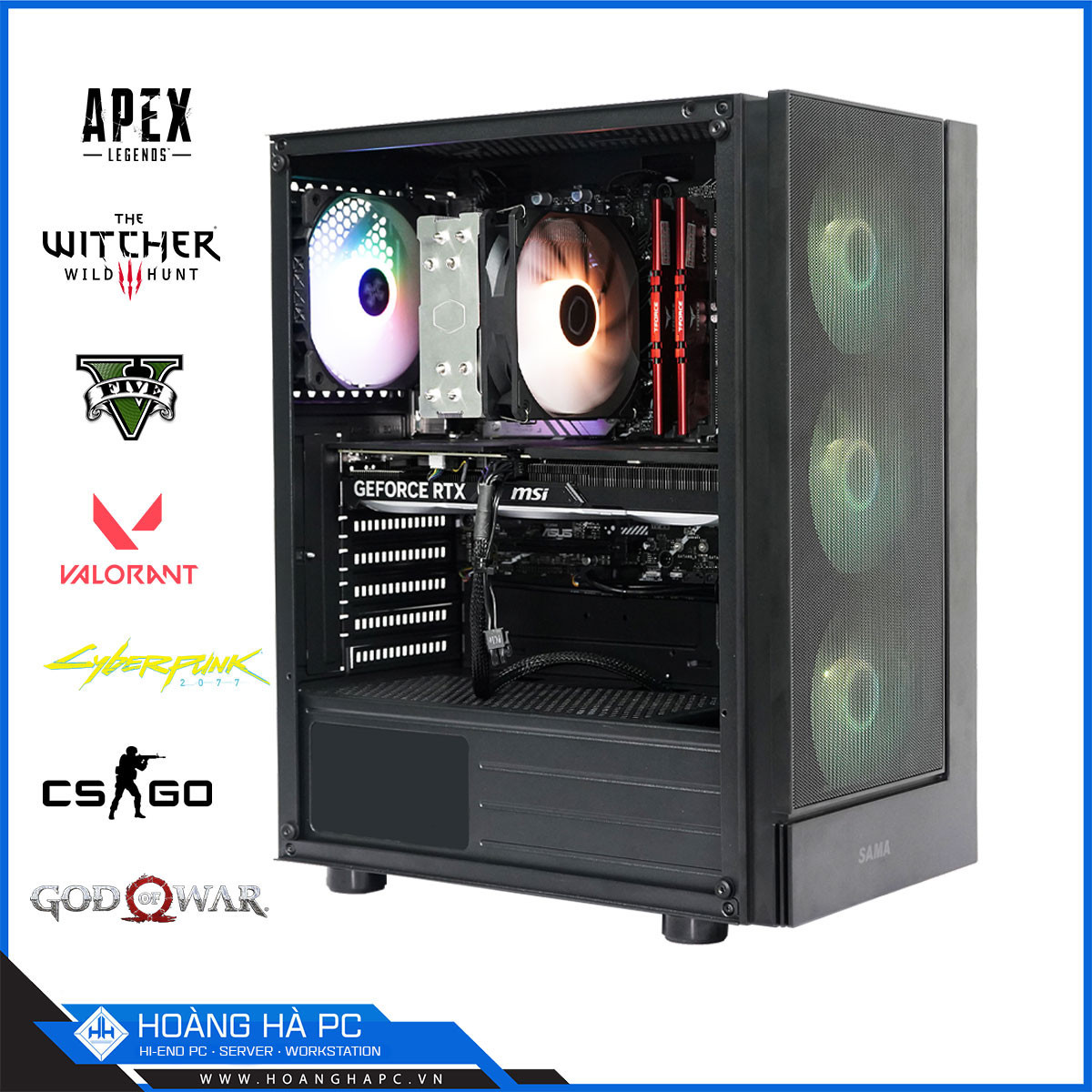 HHPC GAMING i5 12400F | 8G | RTX 2060 SUPER 8G | 256 bit | GDDR6-3