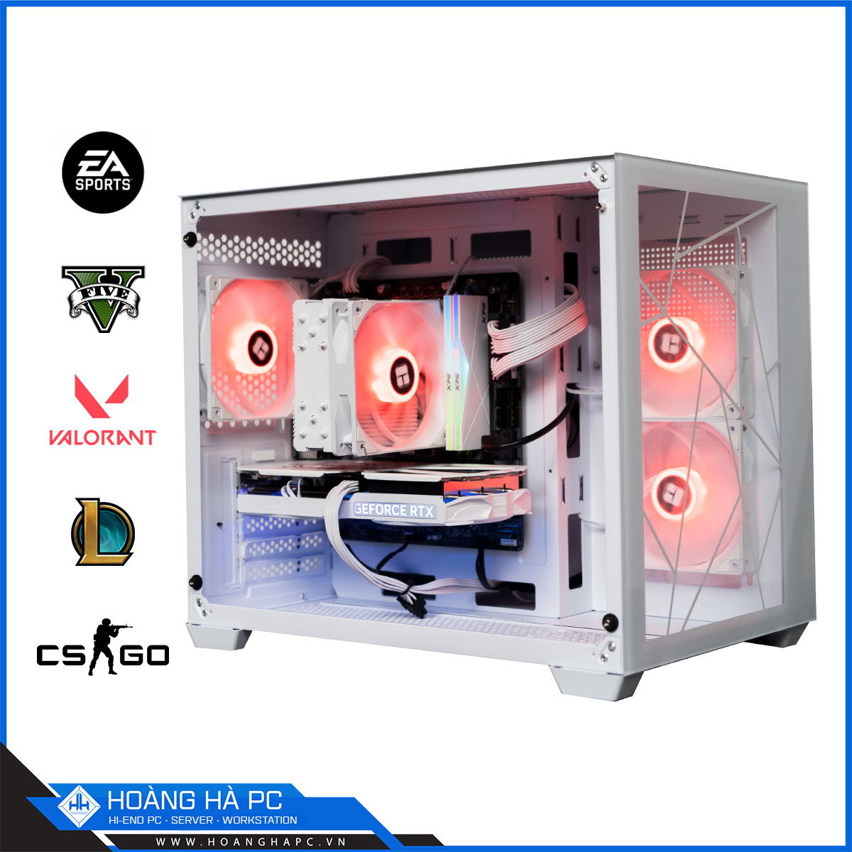 HHPC MINI LUMI II WHITE i5 12600K | 16G | RTX 3060 12G-2