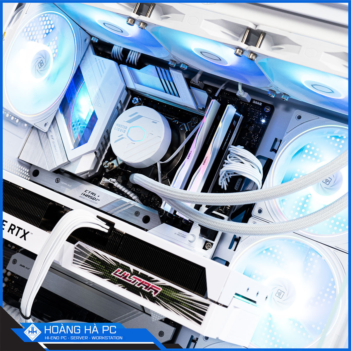 HHPC WHITE CORE i7 14700K | 64G DDR5 | NVIDIA RTX 4080 SUPER 16G-13