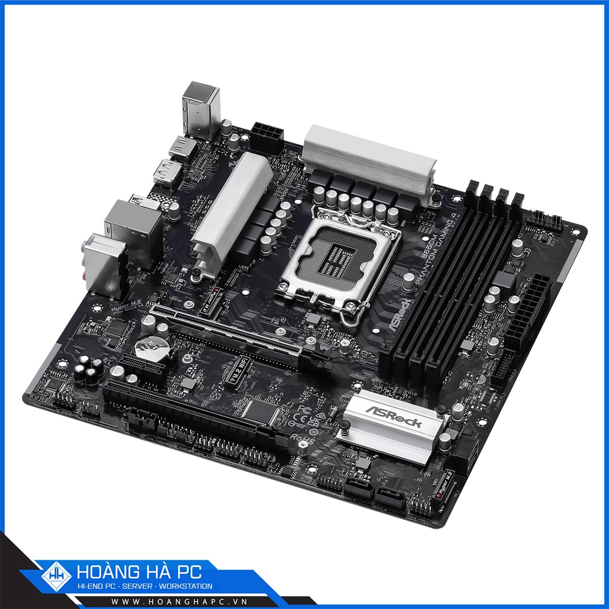 Mainboard Asrock B660M Phantom Gaming 4 (Intel B660, Socket 1700, M-ATX, 4 khe RAM DDR4)-3