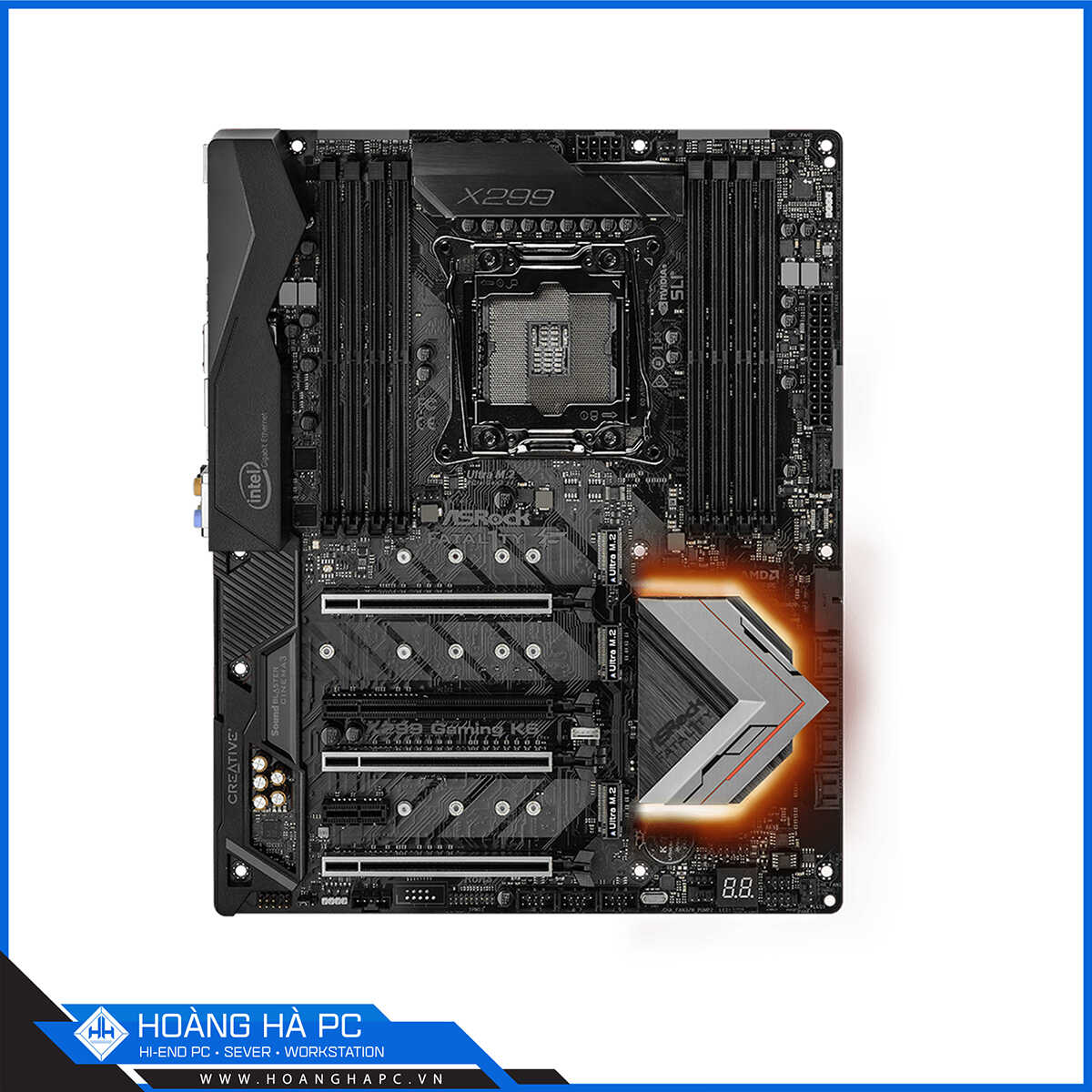 Mainboard Asrock Fatal1ty X299 Gaming K6 (Intel X299, LGA 2066, ATX, 8 Khe Cắm Ram DDR4)-2