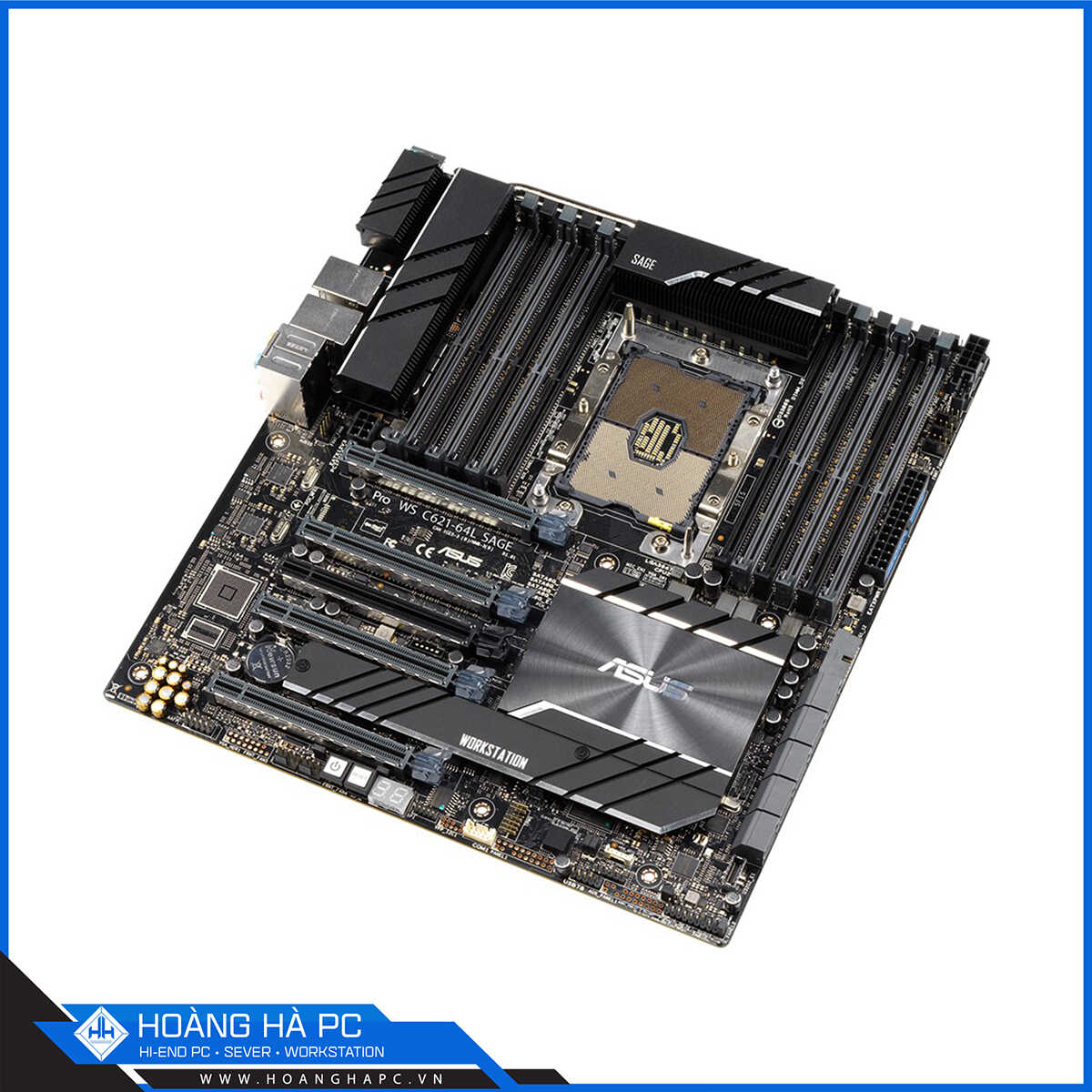 Mainboard ASUS Pro WS C621-64L SAGE (Intel C621, LGA 3647, ATX, 8 Khe Cắm Ram DDR4)-5