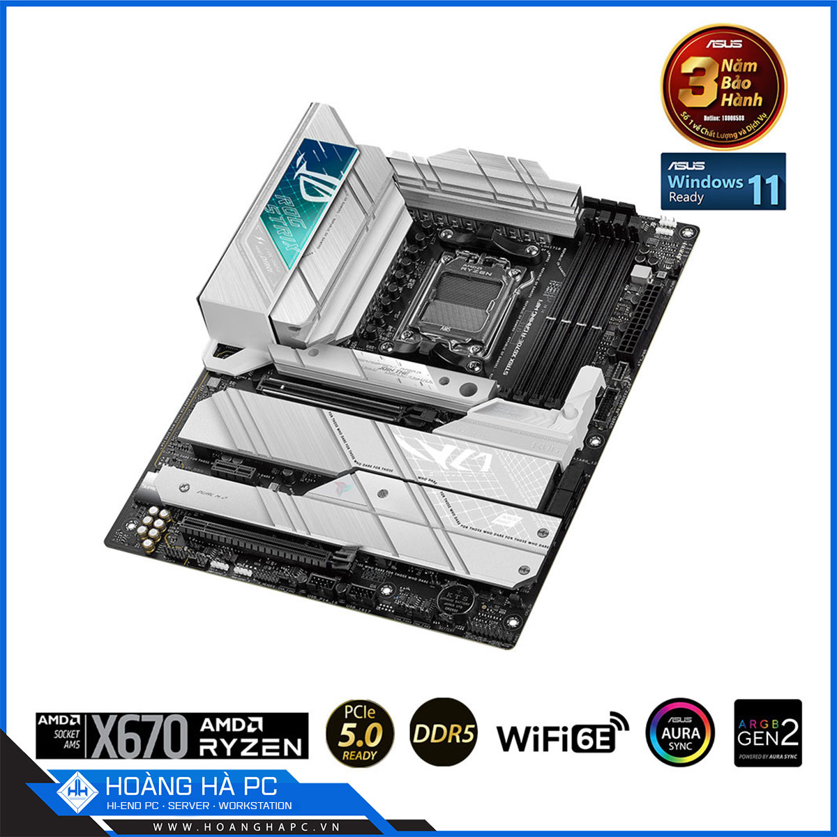 Mainboard ASUS ROG STRIX X670E-A GAMING WIFI (AMD X670, Socket AM5, ATX, 4 khe RAM DDR5)-2
