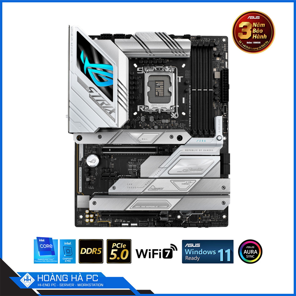 Mainboard ASUS ROG STRIX Z790-A GAMING WIFI II (Intel Z790, Socket 1700, ATX, 4 RAM DDR5)-2