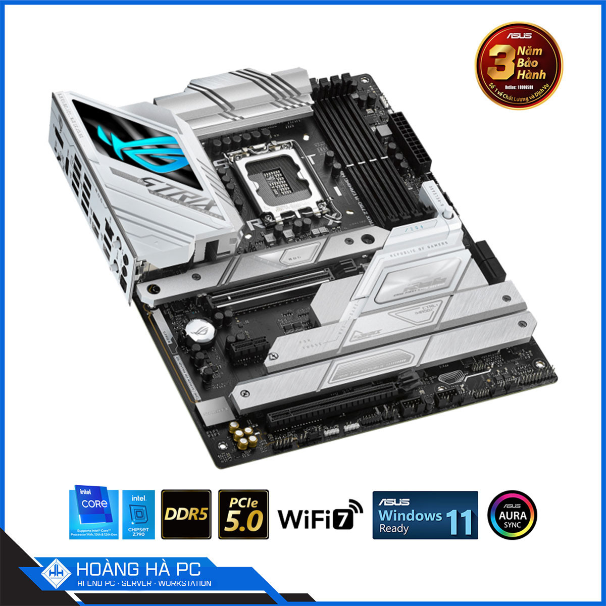 Mainboard ASUS ROG STRIX Z790-A GAMING WIFI II (Intel Z790, Socket 1700, ATX, 4 RAM DDR5)-6