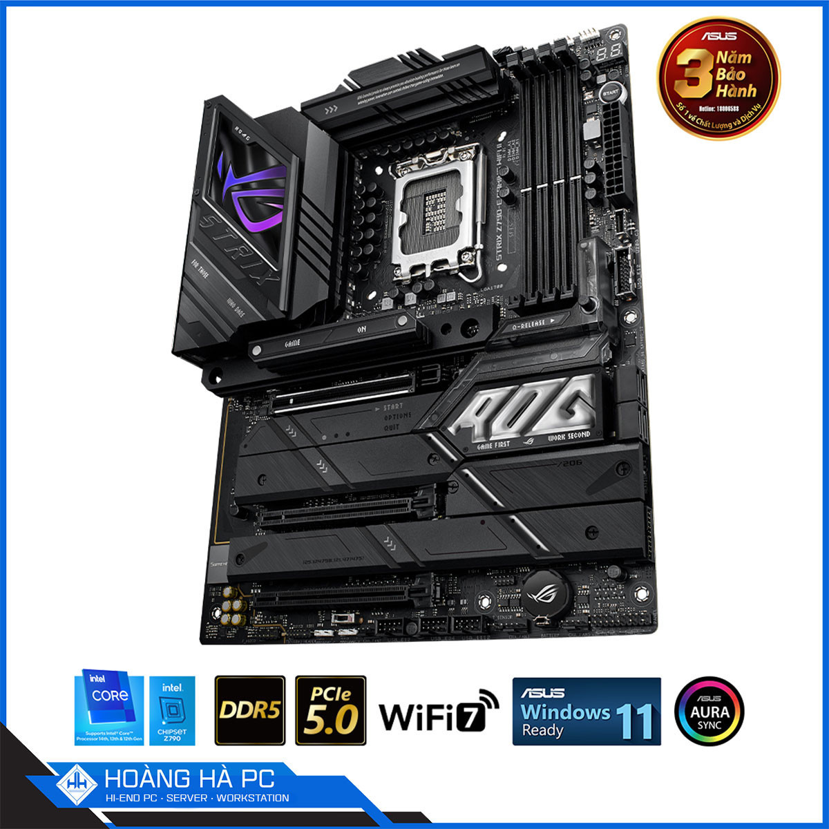 Mainboard ASUS ROG STRIX Z790-E GAMING WIFI II (Intel Z790, Socket 1700, ATX, 4 khe Ram DDR5)-5