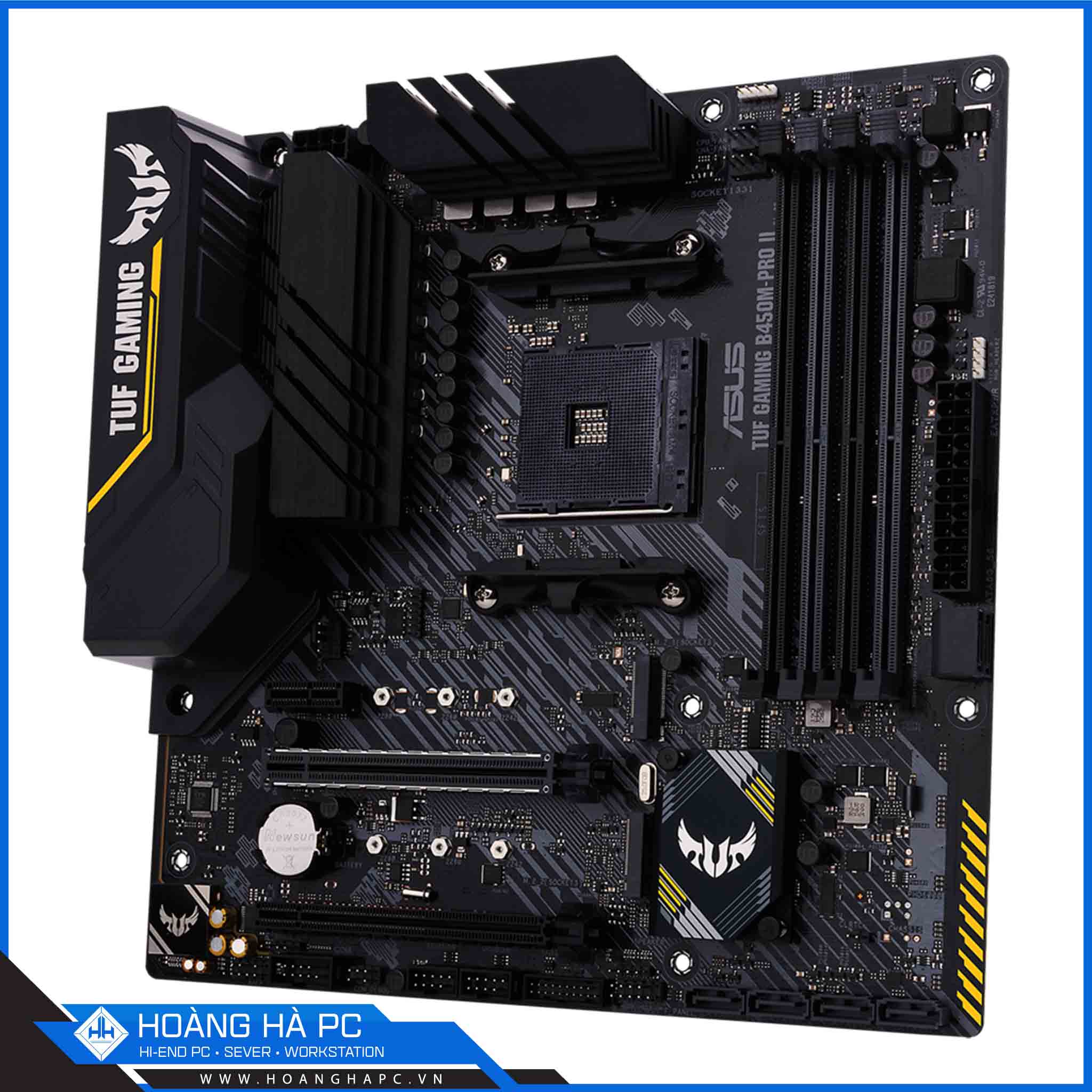 Mainboard ASUS TUF GAMING B450M PRO II (AMD B450, Socket AM4, M-ATX, 4 Khe Cắm Ram DDR4)-4