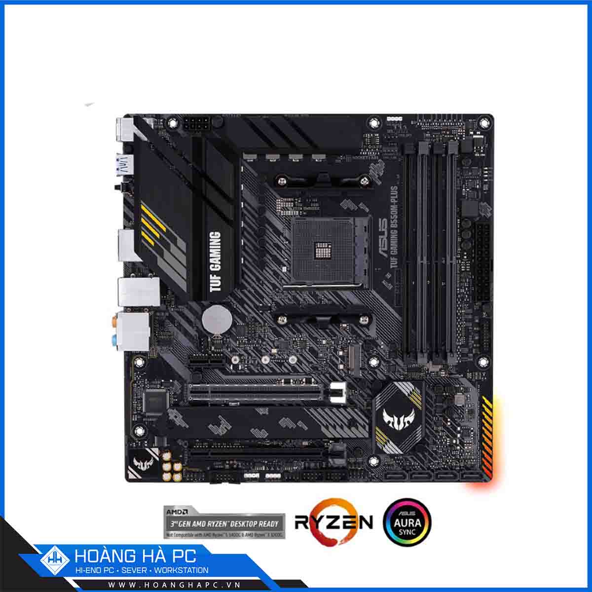 Mainboard ASUS TUF GAMING B550M-PLUS (AMD B550, Socket AM4, m-ATX, 4 khe RAM DRR4)-2