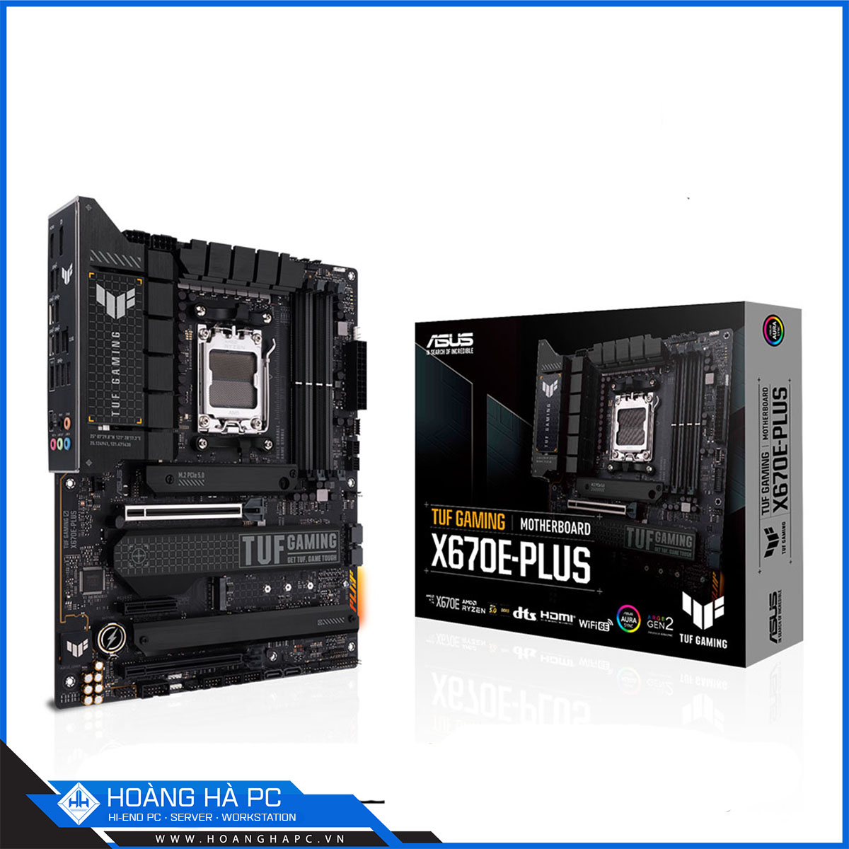 Mainboard ASUS TUF Gaming X670E-PLUS (AMD X670, Socket AM5, ATX, 4 Khe Cắm Ram DDR5)