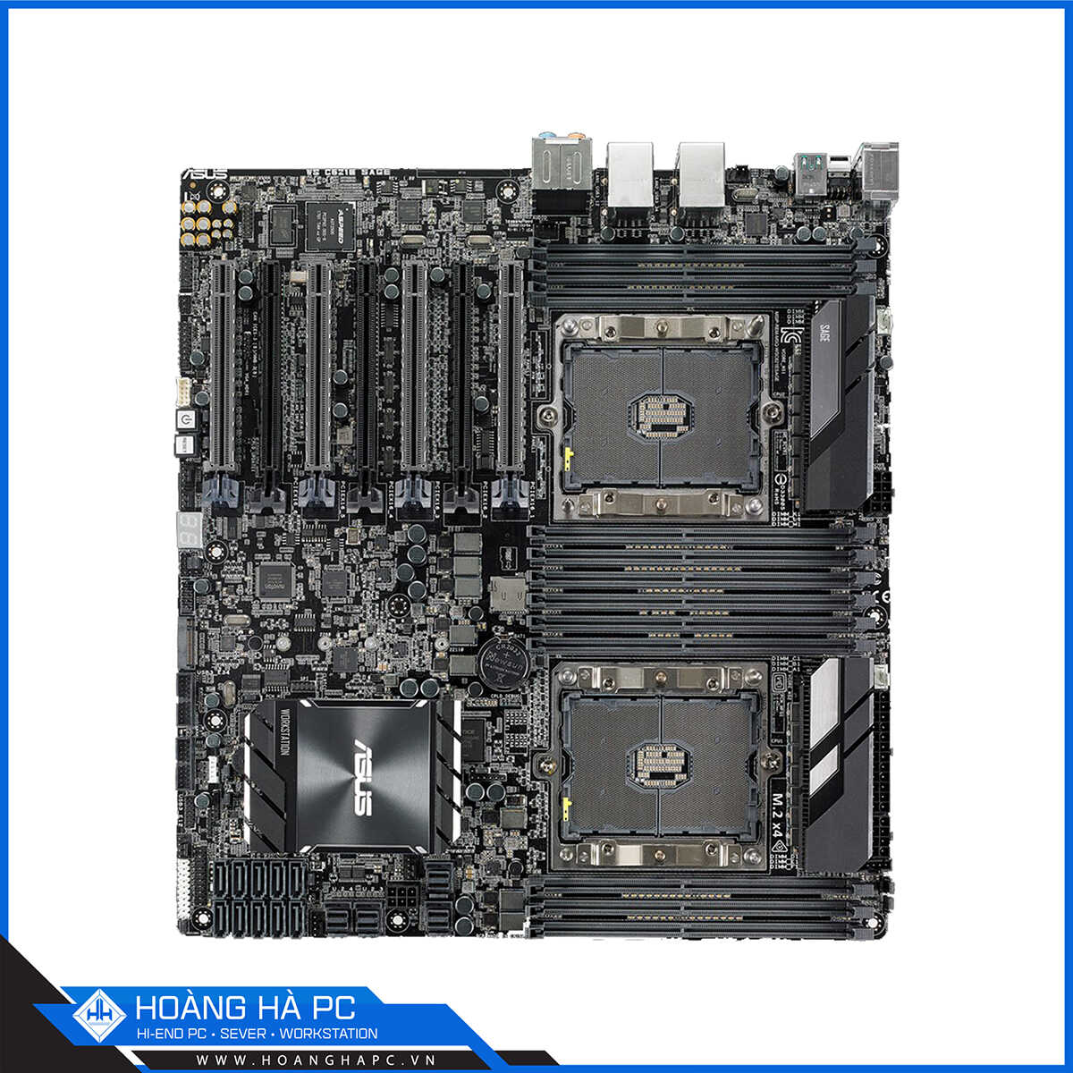 Mainboard ASUS WS C621E SAGE (Dual CPU Workstations) (Intel C621, LGA 3647, ATX, 12 Khe RAM DDR4)-2