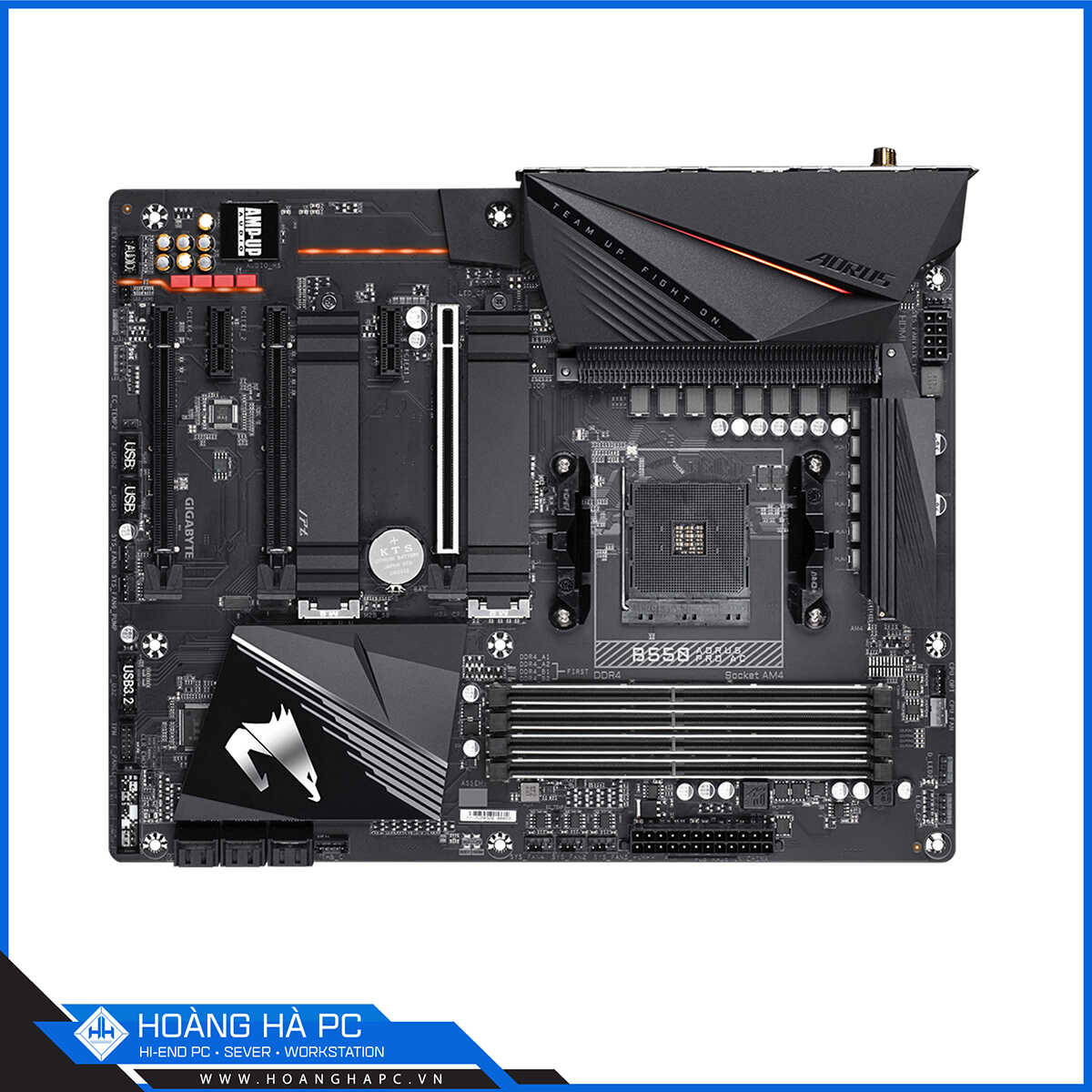 Mainboard Gigabyte B550 AORUS PRO AC (AMD B550, Socket AM4, ATX, 4 khe RAM DRR4)-5