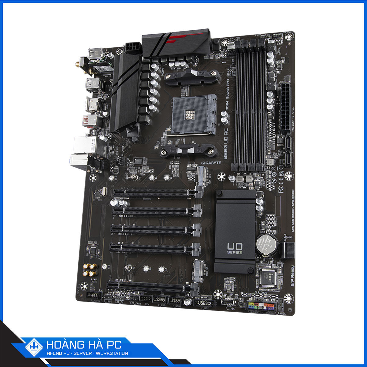 Mainboard Gigabyte B550 UD AC Rev 1.2 (AMD B550, Socket AM4, ATX, 4 khe RAM DRR4)-4