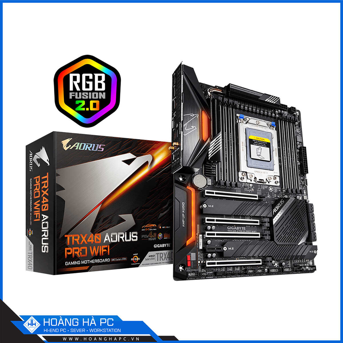 Mainboard GIGABYTE TRX40 AORUS PRO WIFI (AMD TRX40, Socket sTRX4, ATX, 8 Khe Cắm Ram DDR4)-2