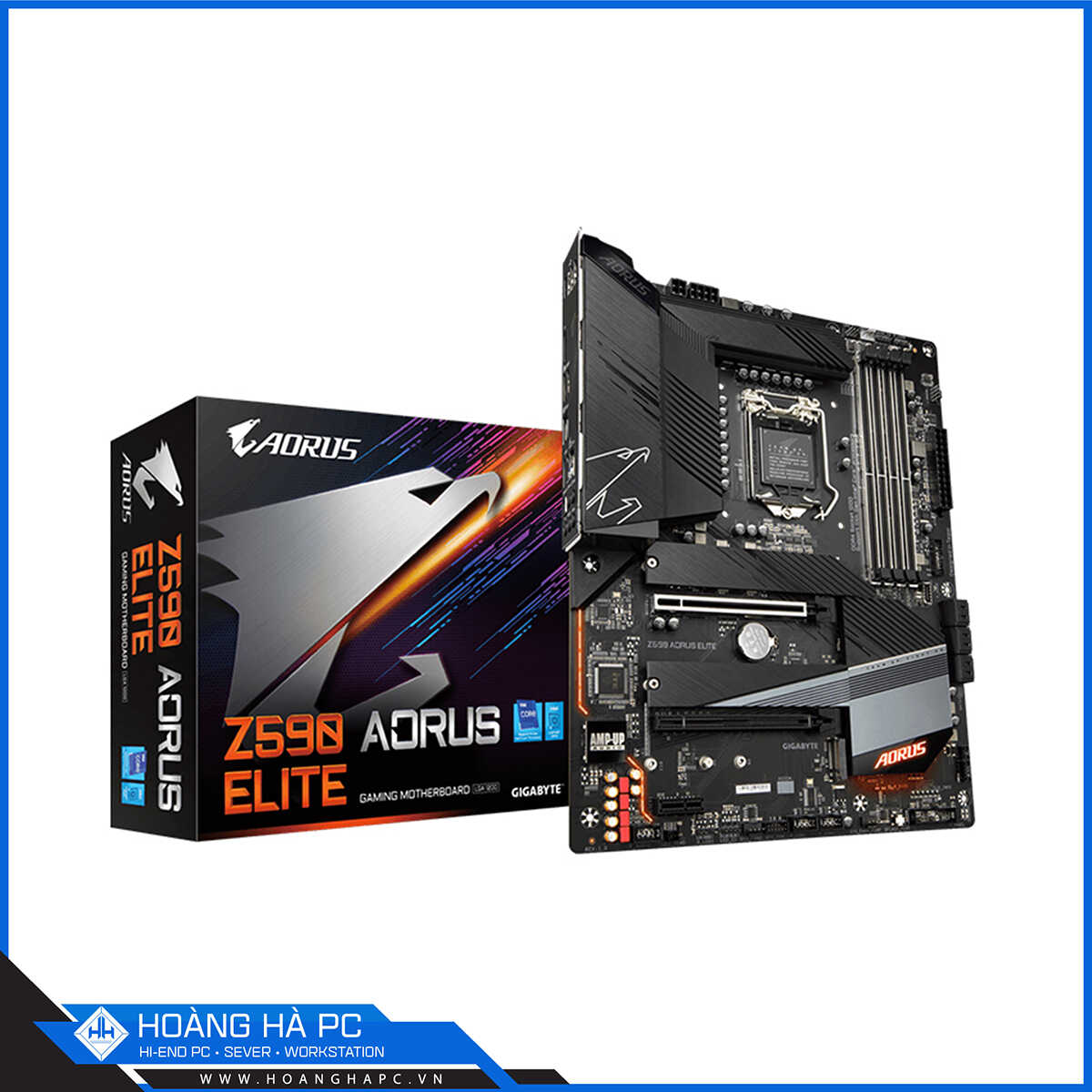 Mainboard Gigabyte Z590 AORUS ELITE (Intel Z590, Socket 1200, ATX, 4 khe Ram DDR4)