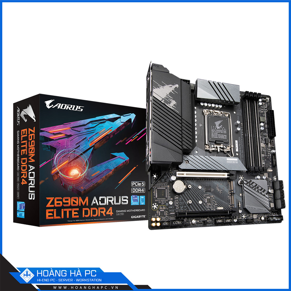 Mainboard Gigabyte Z690M AORUS ELITE DDR4 (Intel Z690, Socket 1700, m-ATX, 4 khe Ram DDR4)