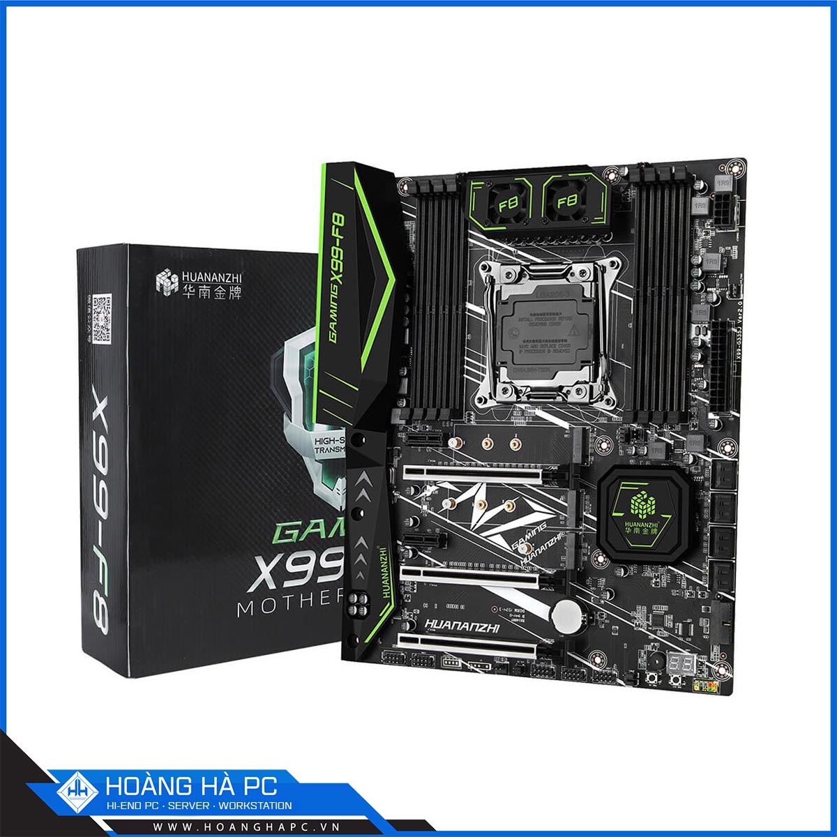 Mainboard HUANANZHI X99 F8 (Intel X99, LGA 2011-3, ATX, 8 Khe Cắm Ram DDR4)