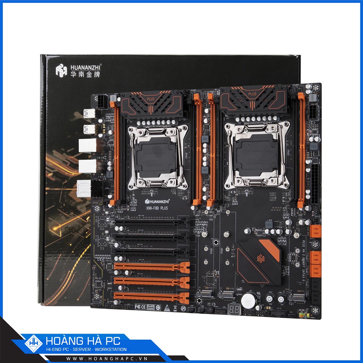 Mainboard HUANANZHI X99-F8D Plus (Intel X99, LGA 2011-3, ATX, 8 Khe Cắm Ram DDR4)