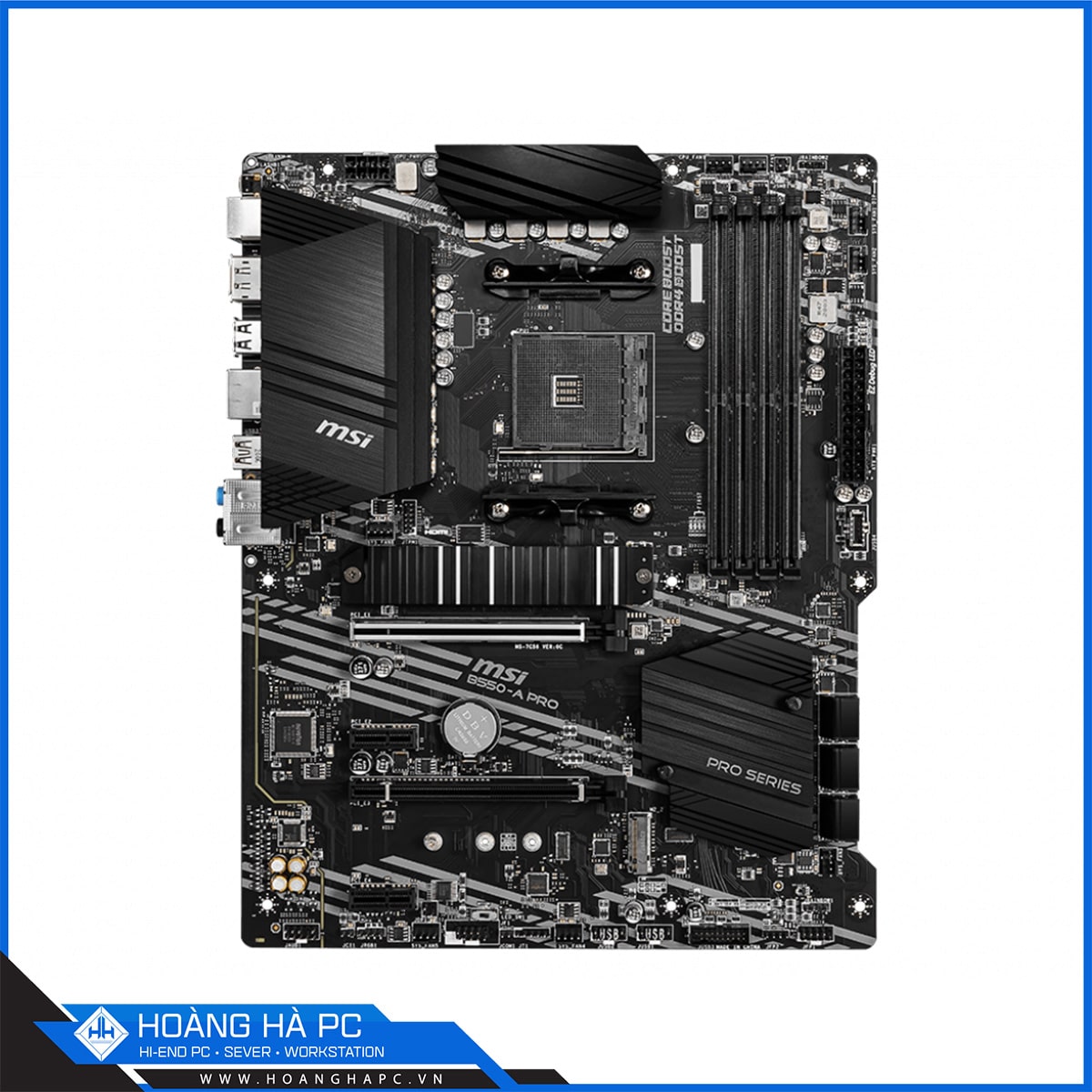 Mainboard MSI B550-A PRO (AMD B550, Socket AM4, ATX, 4 khe RAM DRR4)-2