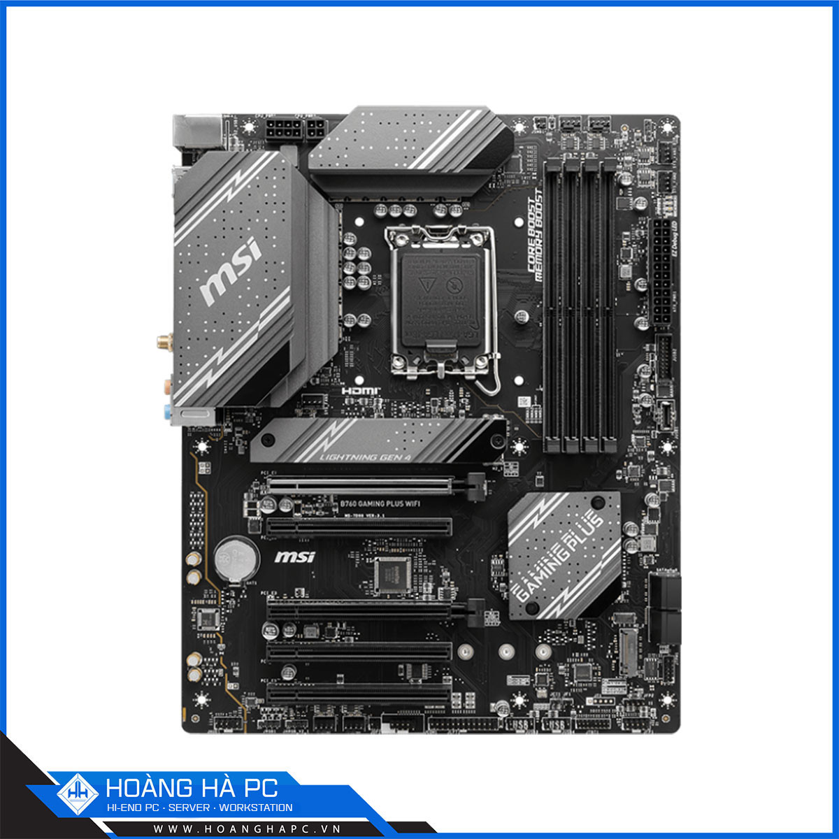 Mainboard MSI B760 GAMING PLUS WIFI DDR5 (Intel B760, LGA1700, ATX, 4 khe RAM)-2