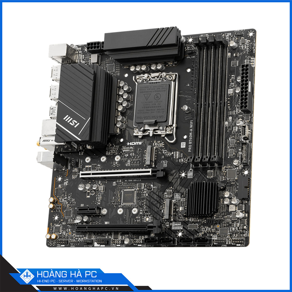 Mainboard MSI PRO B760M-A WIFI DDR5 (Intel B760, LGA1700, mATX, 4 khe RAM DRR5)-3