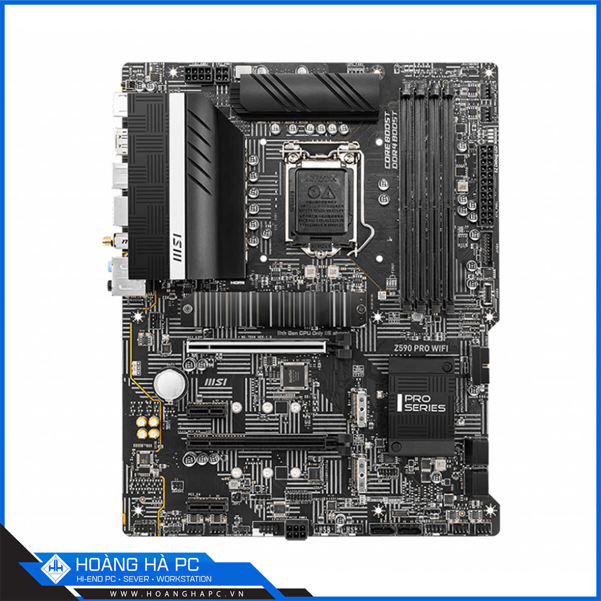 Mainboard MSI Z590 PRO WIFI (Intel Z590, Socket 1200, ATX, 4 khe Ram DDR4)-2