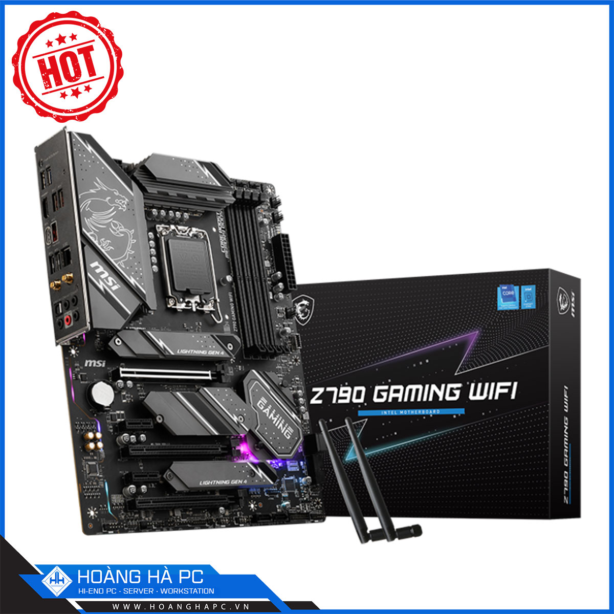 Mainboard MSI Z790 GAMING WIFI (Intel Z790, Socket 1700, ATX, 4 khe RAM DDR5)