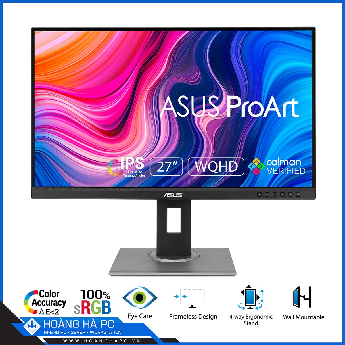 Màn hình đồ họa ASUS ProArt PA278QV (27 inch / 2K / IPS / 75Hz)