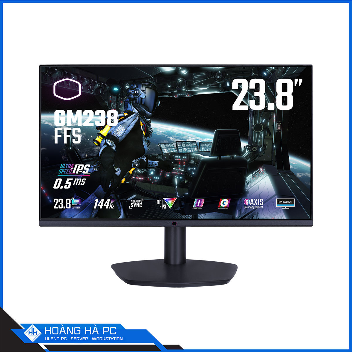 Màn hình CoolerMaster GM238-FFS (23.8 inch / FHD / IPS / 144Hz)