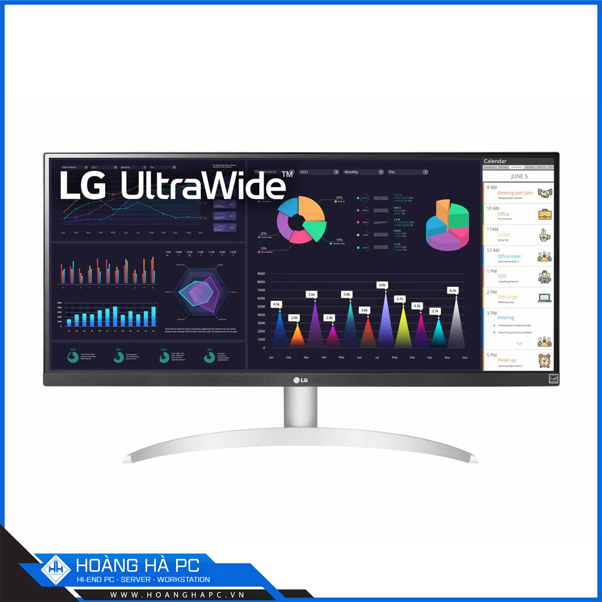 Màn hình máy tính LG UltraWide 29WQ600-W (29 inch/ UWHD/ IPS/ 100Hz/ USB-C/ Loa)