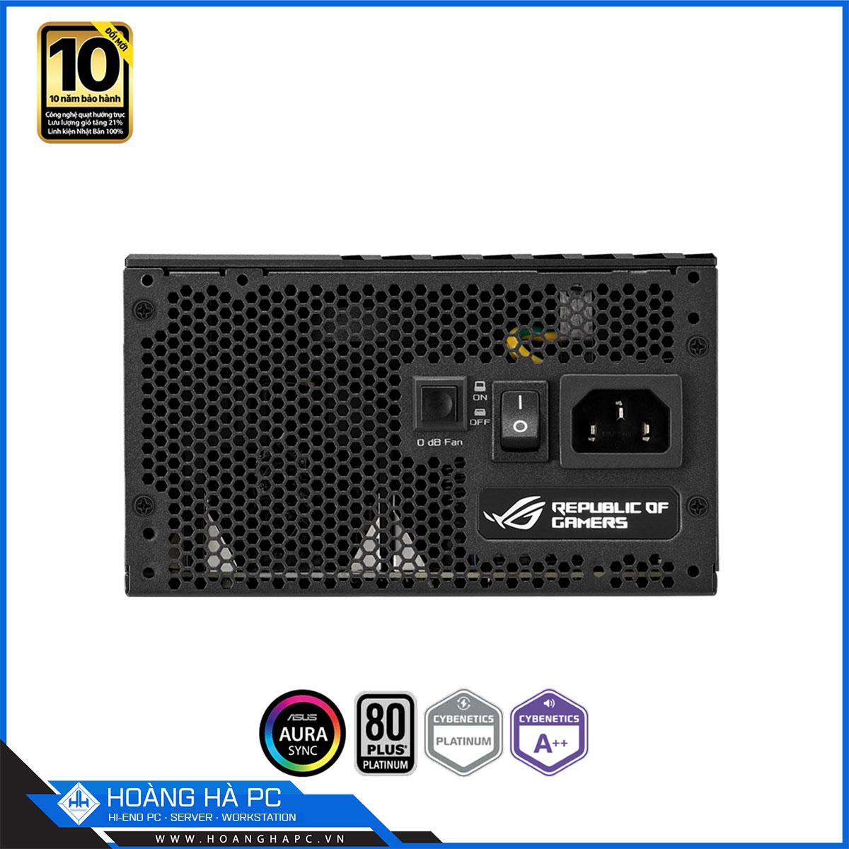 Nguồn Asus ROG THOR 1200P2 GAMING 1200W (80 Plus Platinum/ Full Modular/ PCIe 5.0)-6
