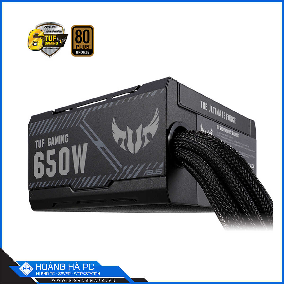 Nguồn Asus TUF Gaming 650W Bronze (80 Plus Bronze/Non Modular/Màu Đen)-8