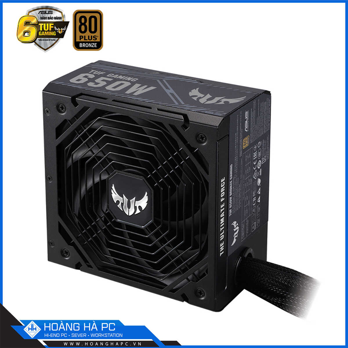 Nguồn Asus TUF Gaming 650W Bronze (80 Plus Bronze/Non Modular/Màu Đen)-6