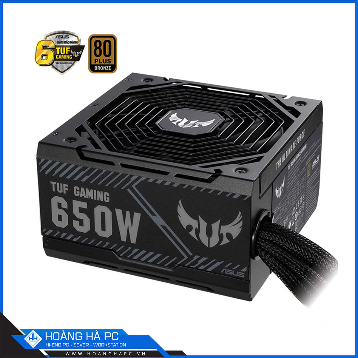 Nguồn Asus TUF Gaming 650W Bronze (80 Plus Bronze/Non Modular/Màu Đen)-9